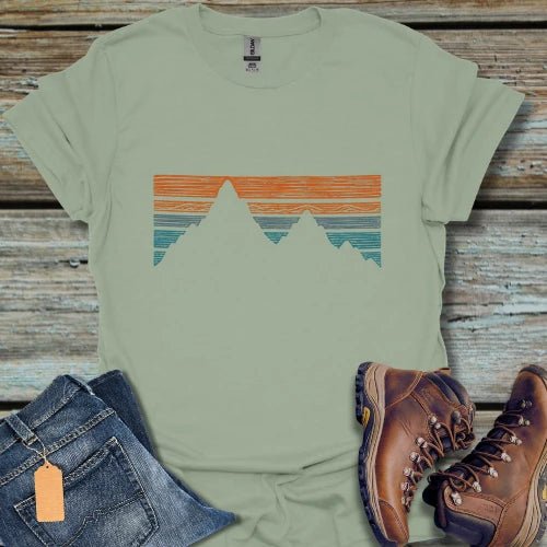 Mountain Stripe T-Shirt - Beastly Banter