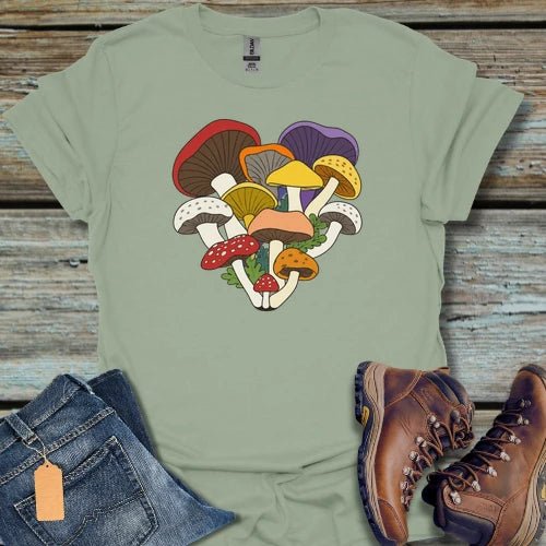 Mushroom Cluster T-Shirt - Beastly Banter