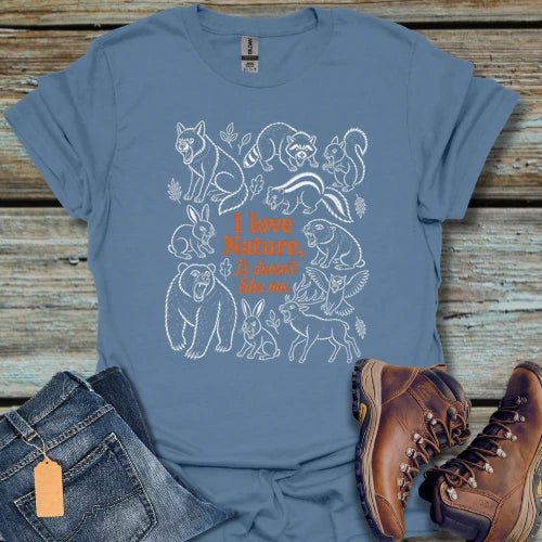 Nature Doesen't Like Me T‑Shirt - Beastly Banter