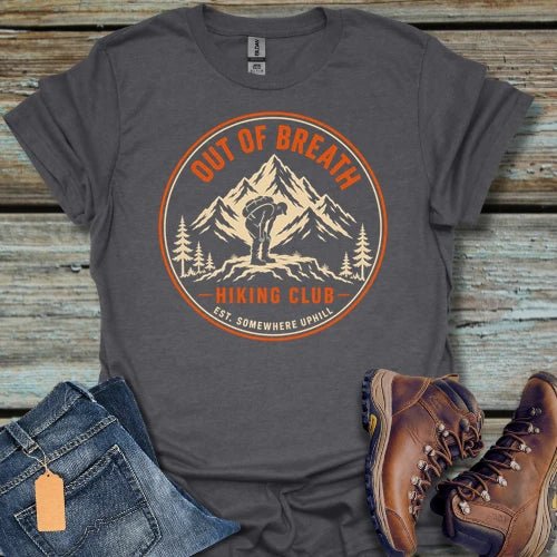 Out of Breath Hiking Club T-Shirt - Beastly Banter