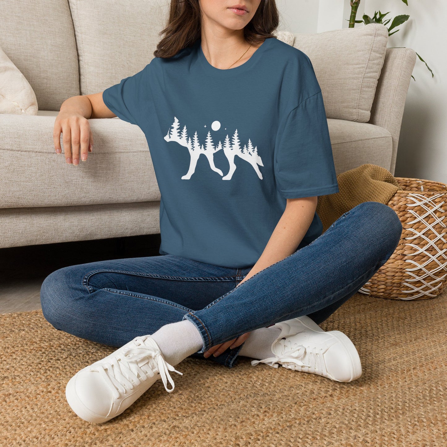 Wolf Night view T-Shirt