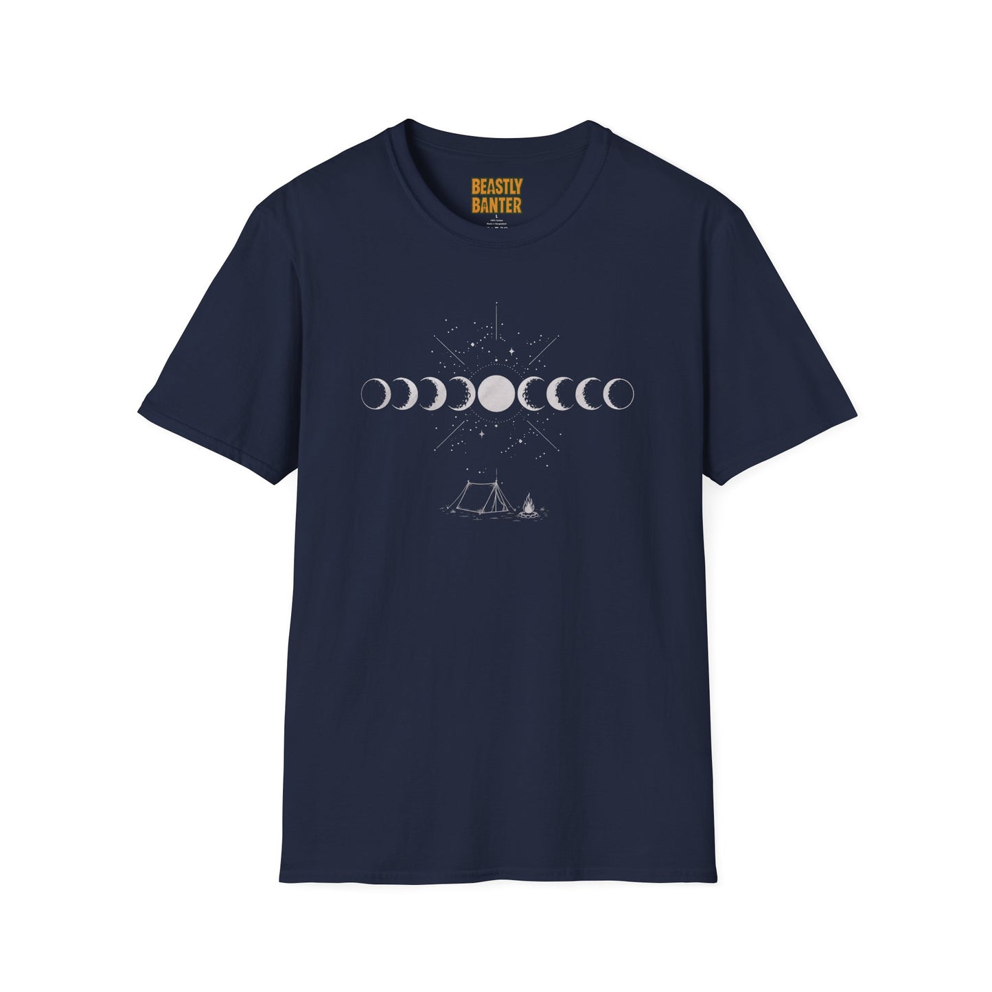Moon Phase Camping T‑Shirt
