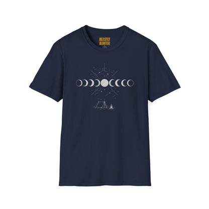 Moon Phase Camping T‑Shirt