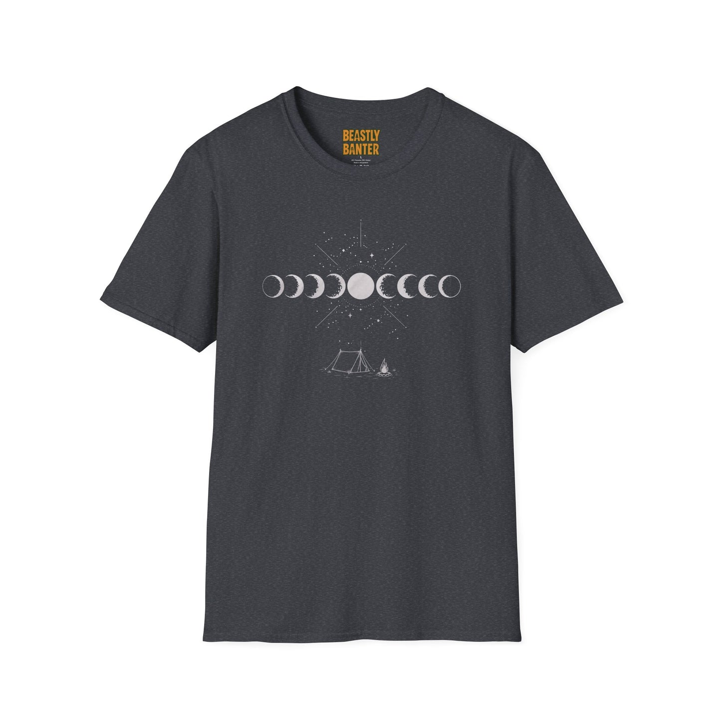 Moon Phase Camping T‑Shirt