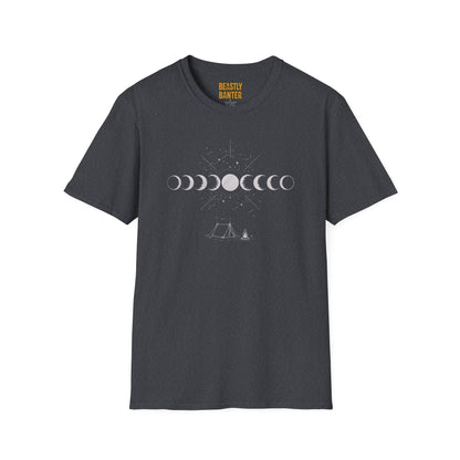 Moon Phase Camping T‑Shirt