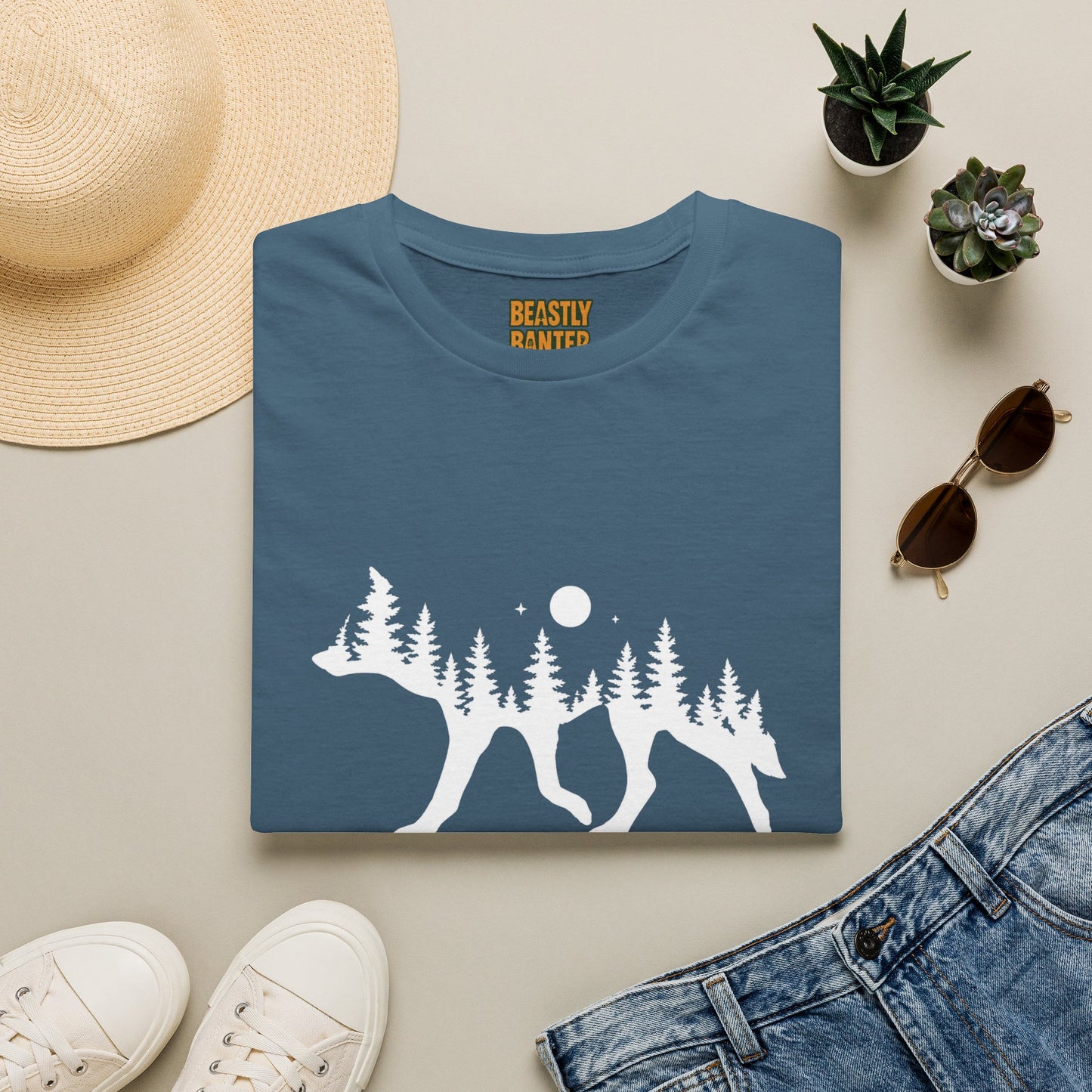 Wolf Night view T-Shirt