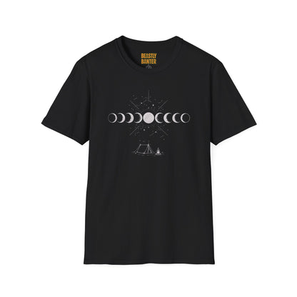 Moon Phase Camping T‑Shirt