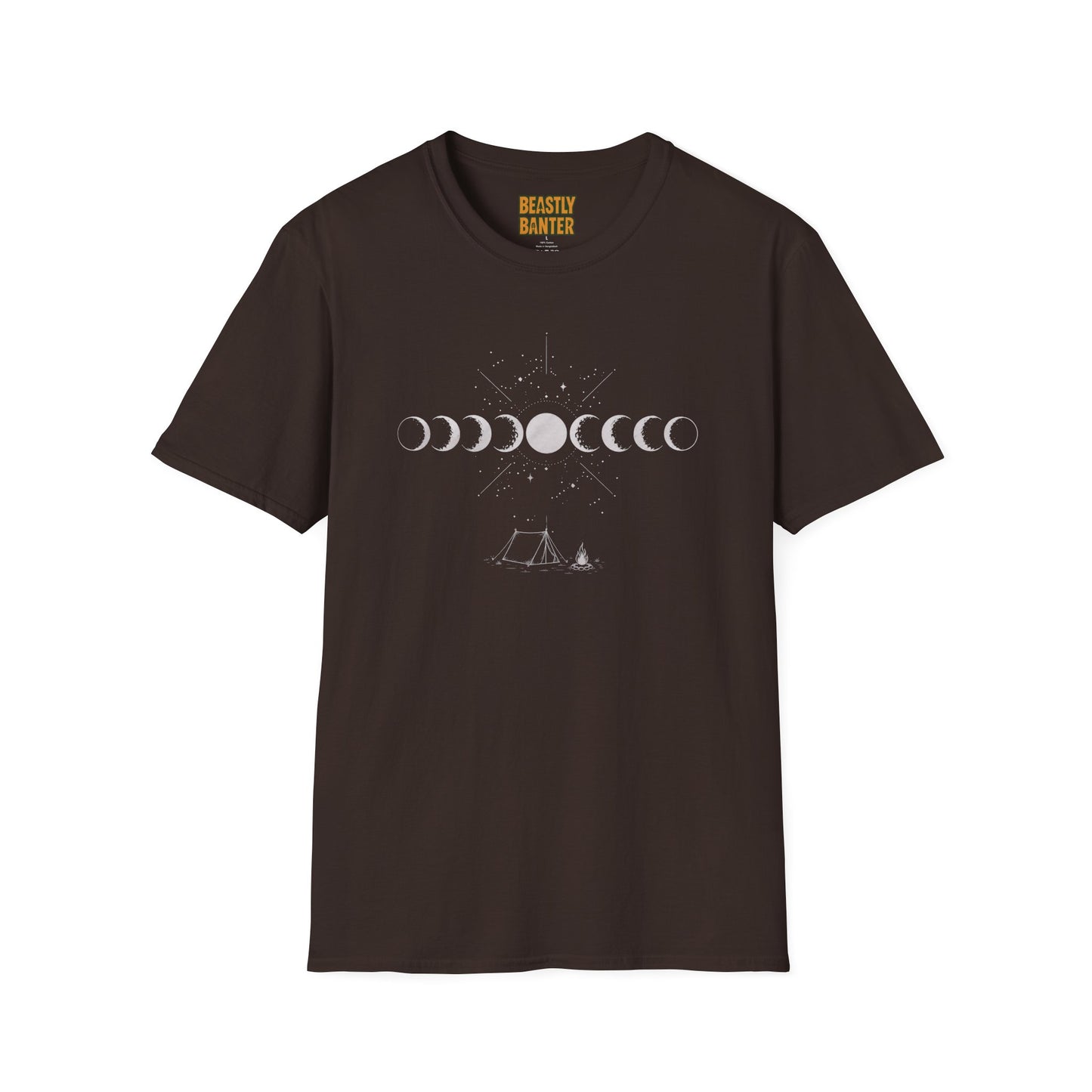 Moon Phase Camping T‑Shirt