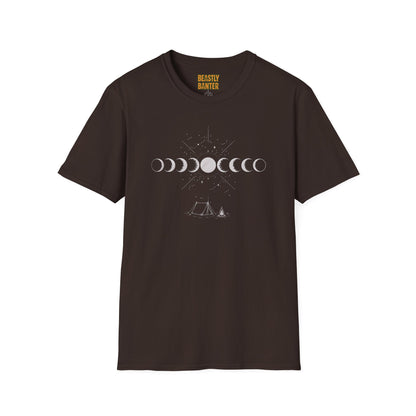 Moon Phase Camping T‑Shirt