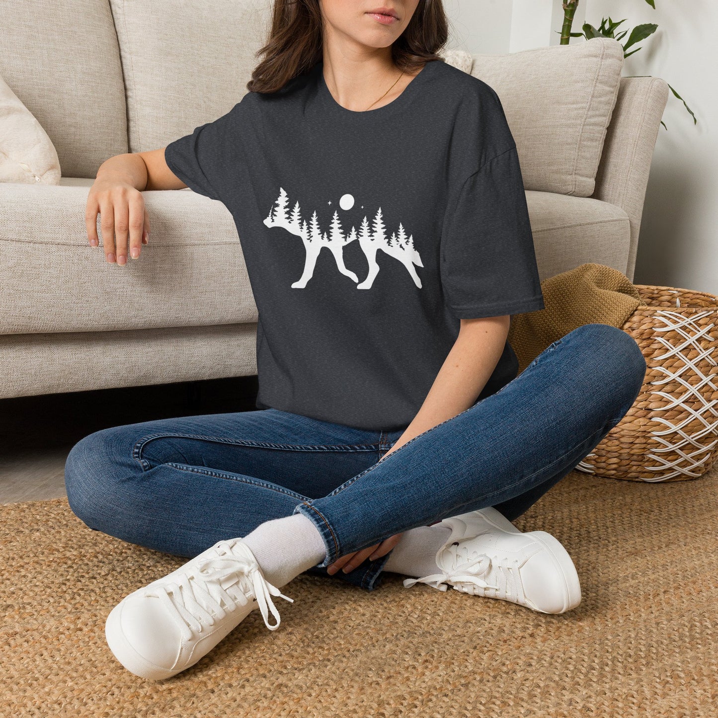 Wolf Night view T-Shirt