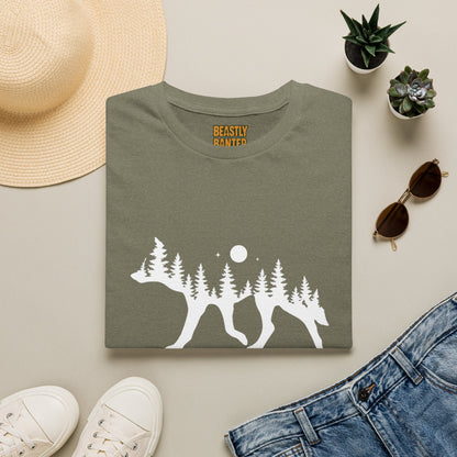 Wolf Night view T-Shirt