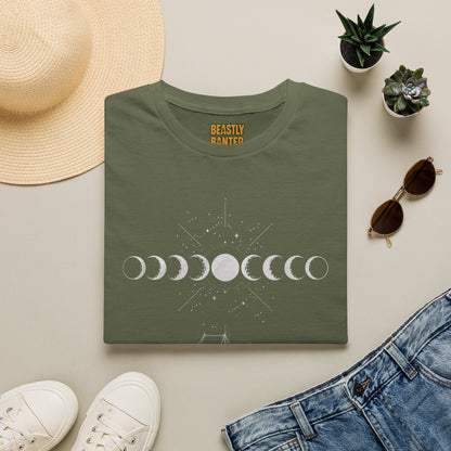 Moon Phase Camping T‑Shirt