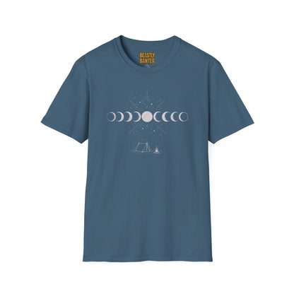Moon Phase Camping T‑Shirt