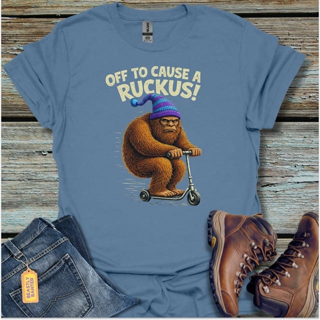 Causing Ruckus BigfootT-Shirt - Beastly Banter