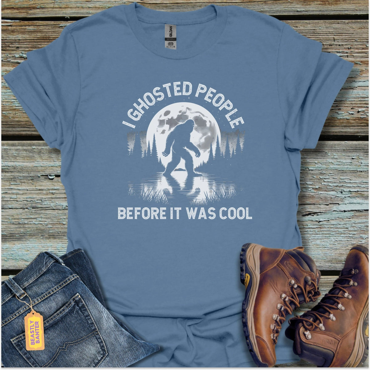 Bigfoot Ghosted People T-Shirt - Beastly Banter