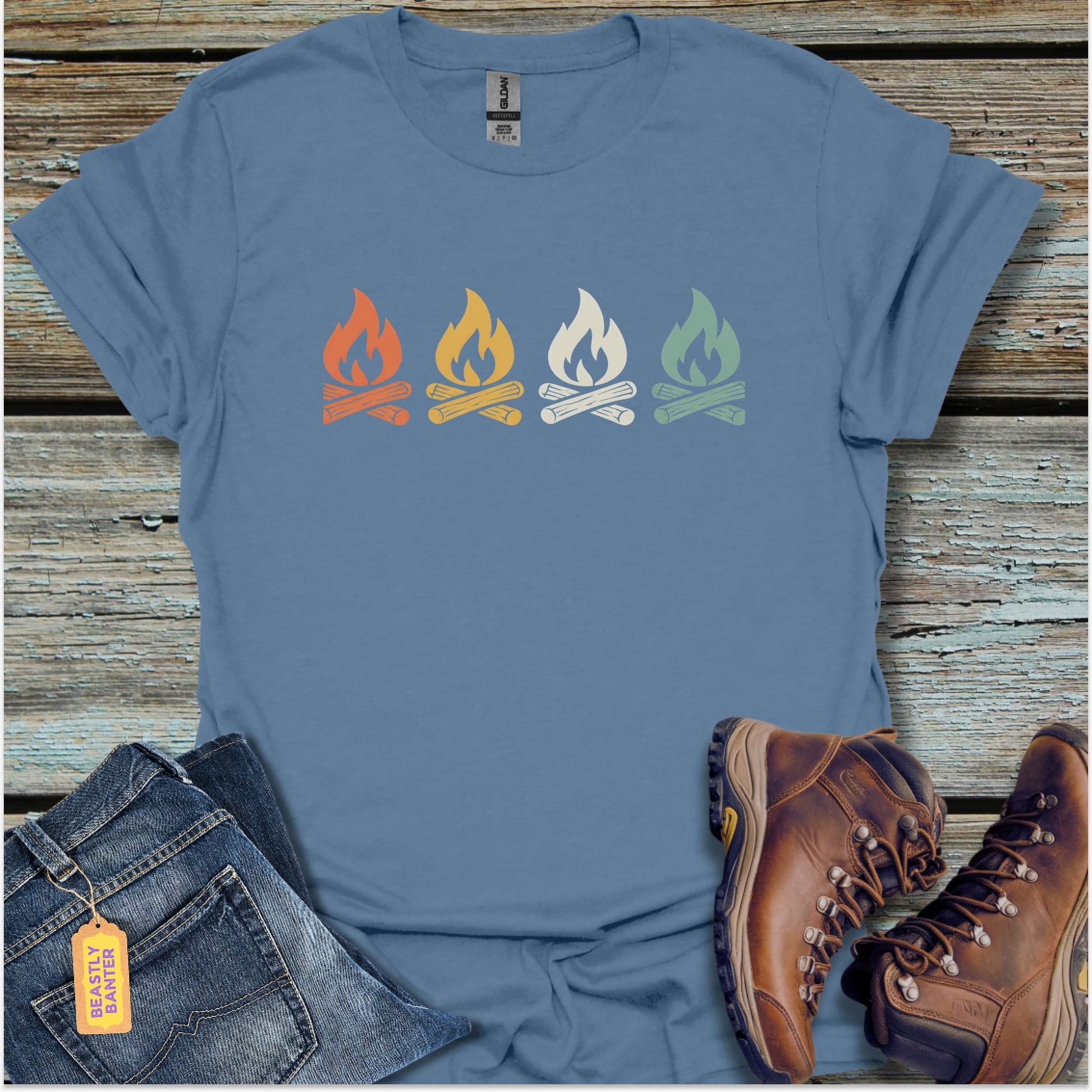 Campfire Sequence T-Shirt - Beastly Banter
