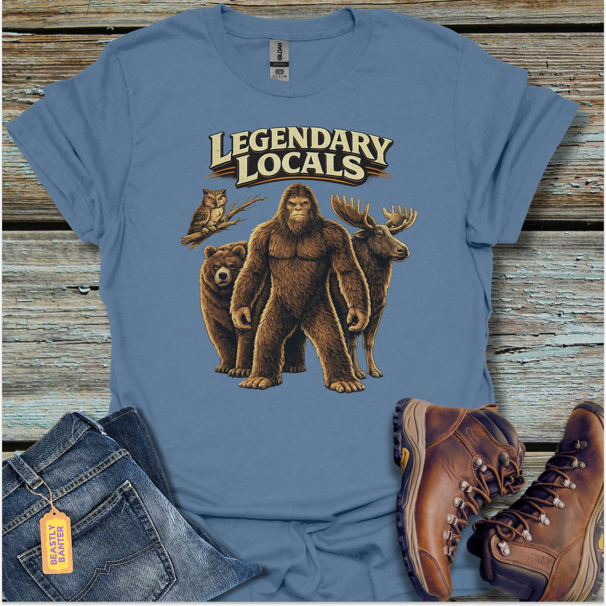 Legendary Locals Bigfoot T-Shirt - Beastly Banter