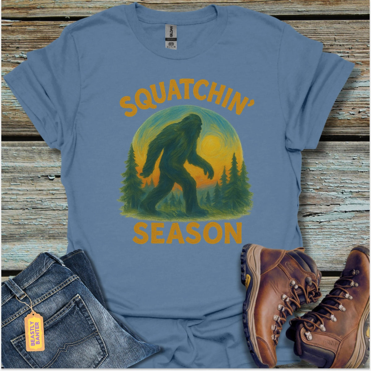 Squatchin’ Season T-Shirt - Beastly Banter