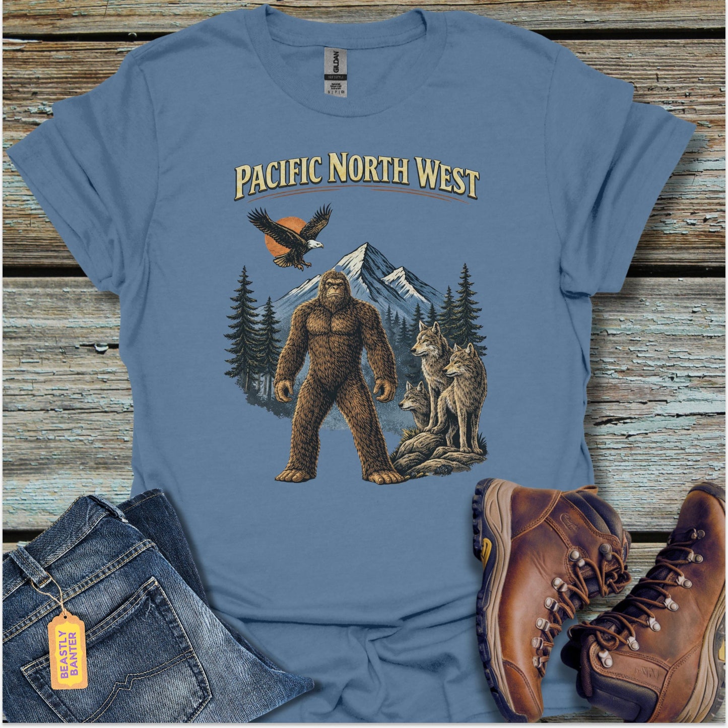 Pacific North West Legendary Presence T-Shirt - Beastly Banter