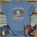 Clarity Begins On The Trail T-Shirt - Beastly Banter