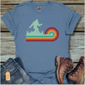 Bigfoot Retro Stripe T-Shirt - Beastly Banter