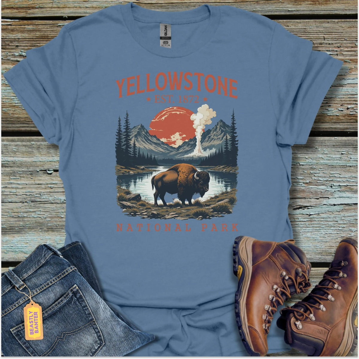 Yellowstone *Est. 1872 T-Shirt - Beastly Banter