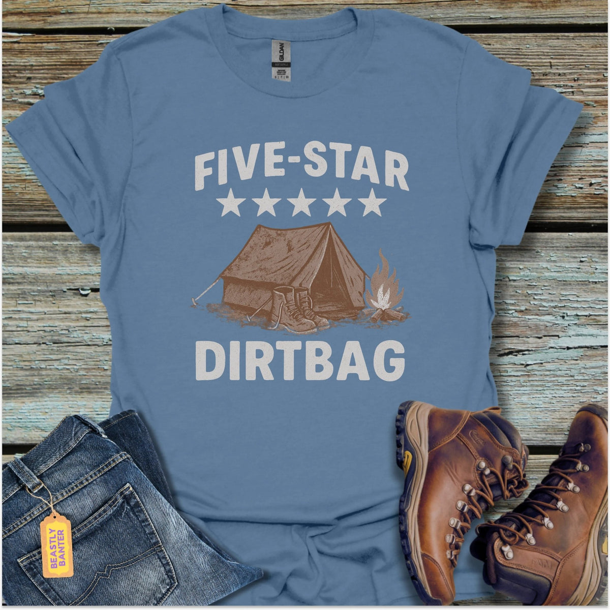 Five Star Dirtbag T-Shirt - Beastly Banter