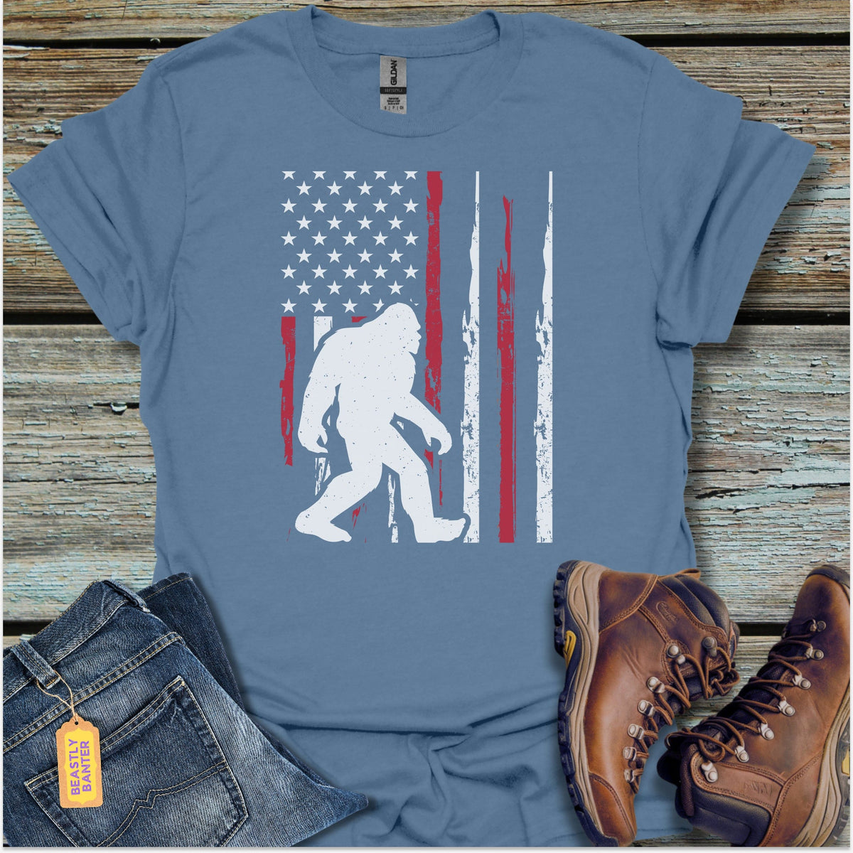 Bigfoot Walks Free T-Shirt - Beastly Banter