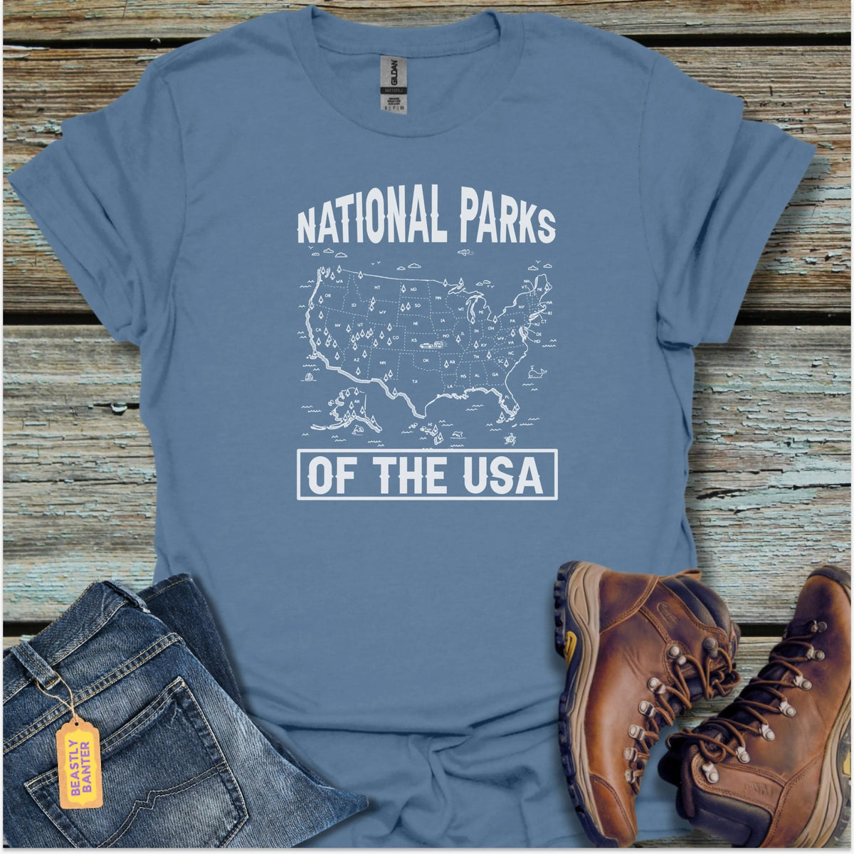 National Parks Of The USA T-Shirt - Beastly Banter