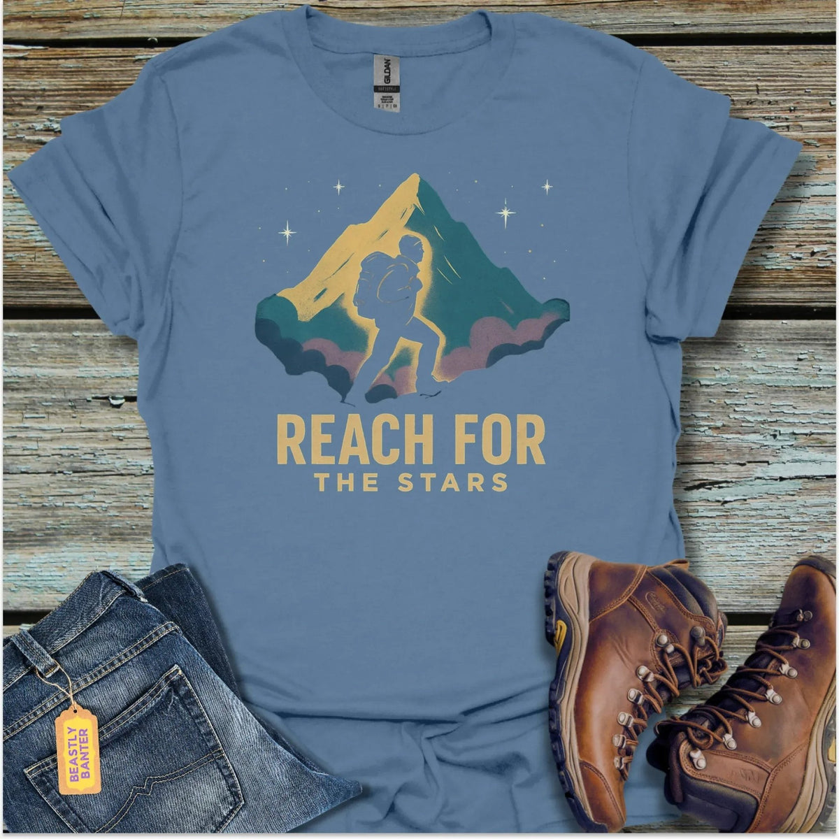 Reach For The Stars Trail T-Shirt - Beastly Banter