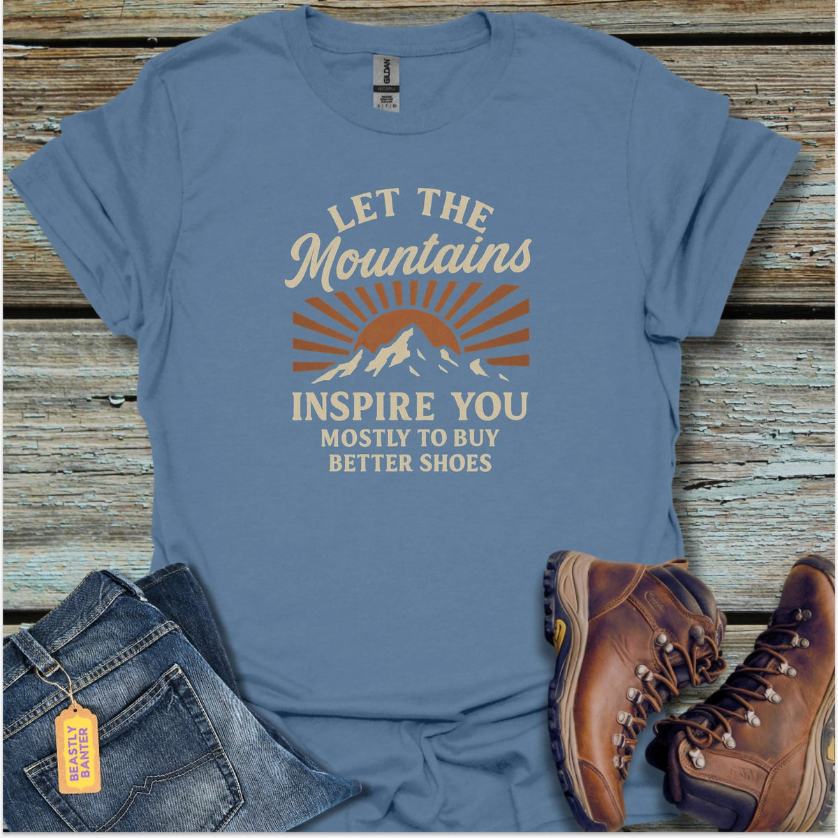 Let The Mountains Inspire You T-Shirt - Beastly Banter