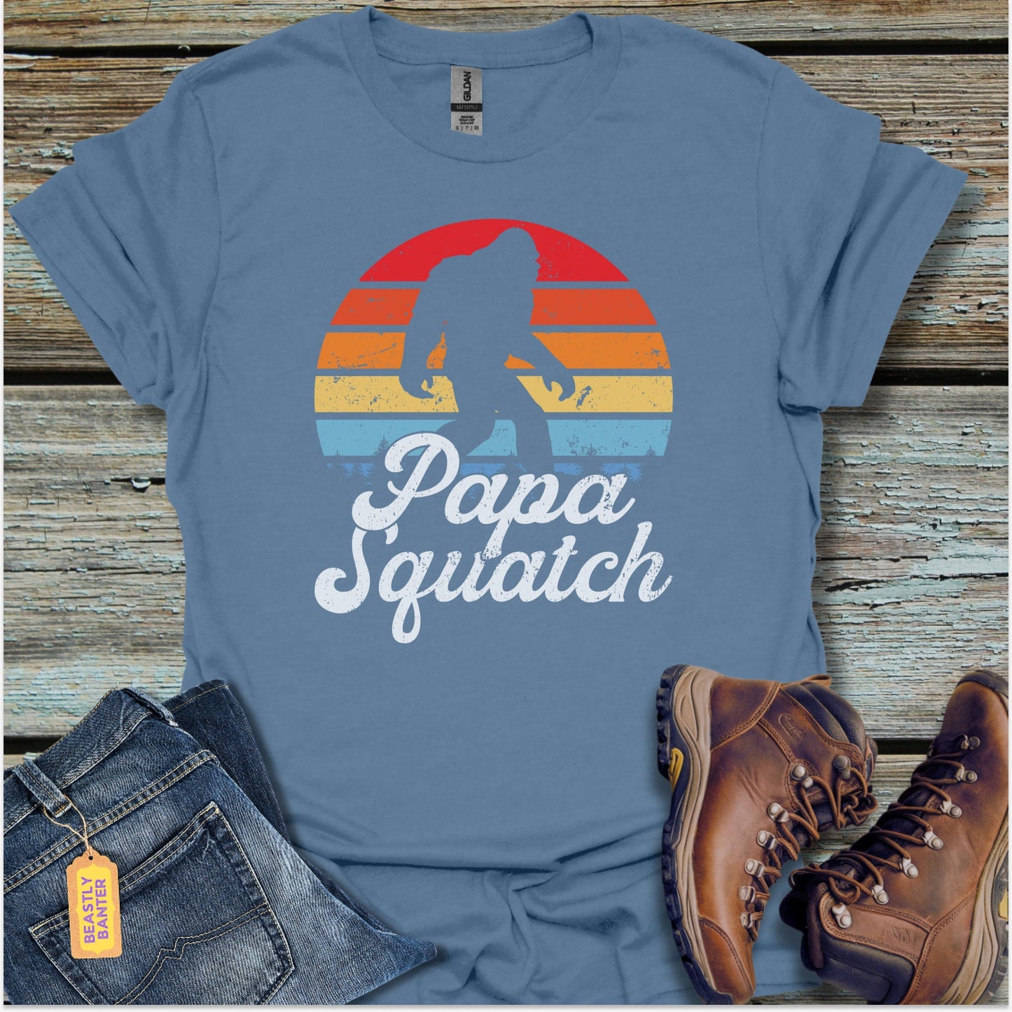 Papa Squatch Bigfoot T-Shirt - Beastly Banter