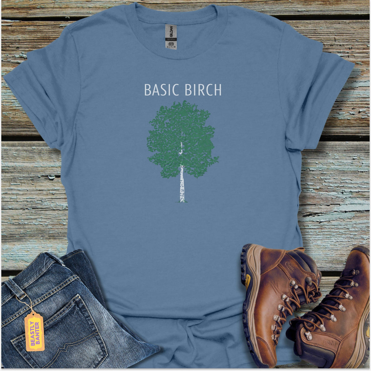 Basic Birch T-Shirt - Beastly Banter