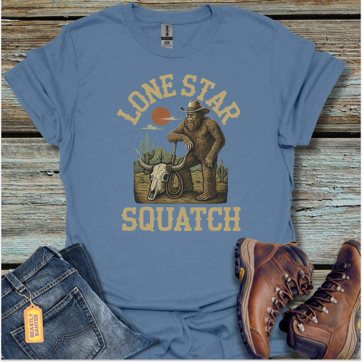 Lone Star Squatch T-Shirt - Beastly Banter
