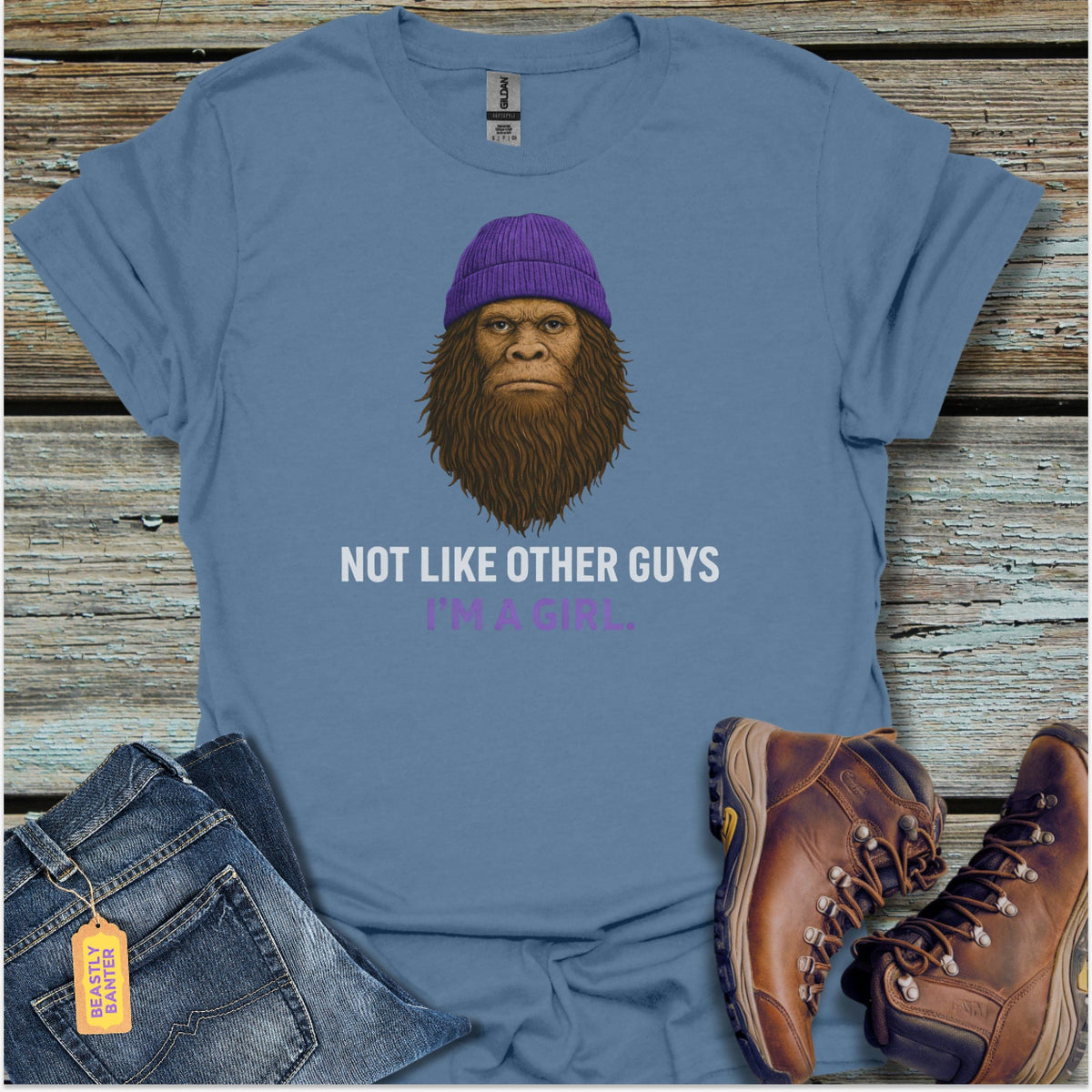 Bigfoot Not Like Other Guys T-Shirt - Beastly Banter