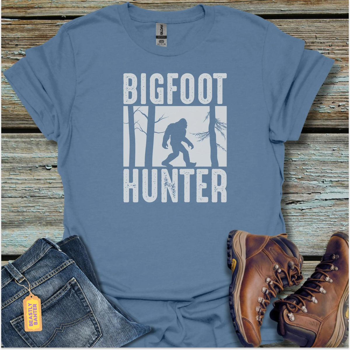 Bigfoot Hunter T-Shirt - Beastly Banter
