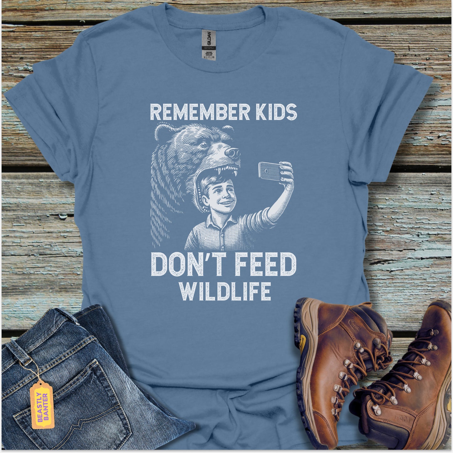 Kids Don’t Feed Wildlife T-Shirt