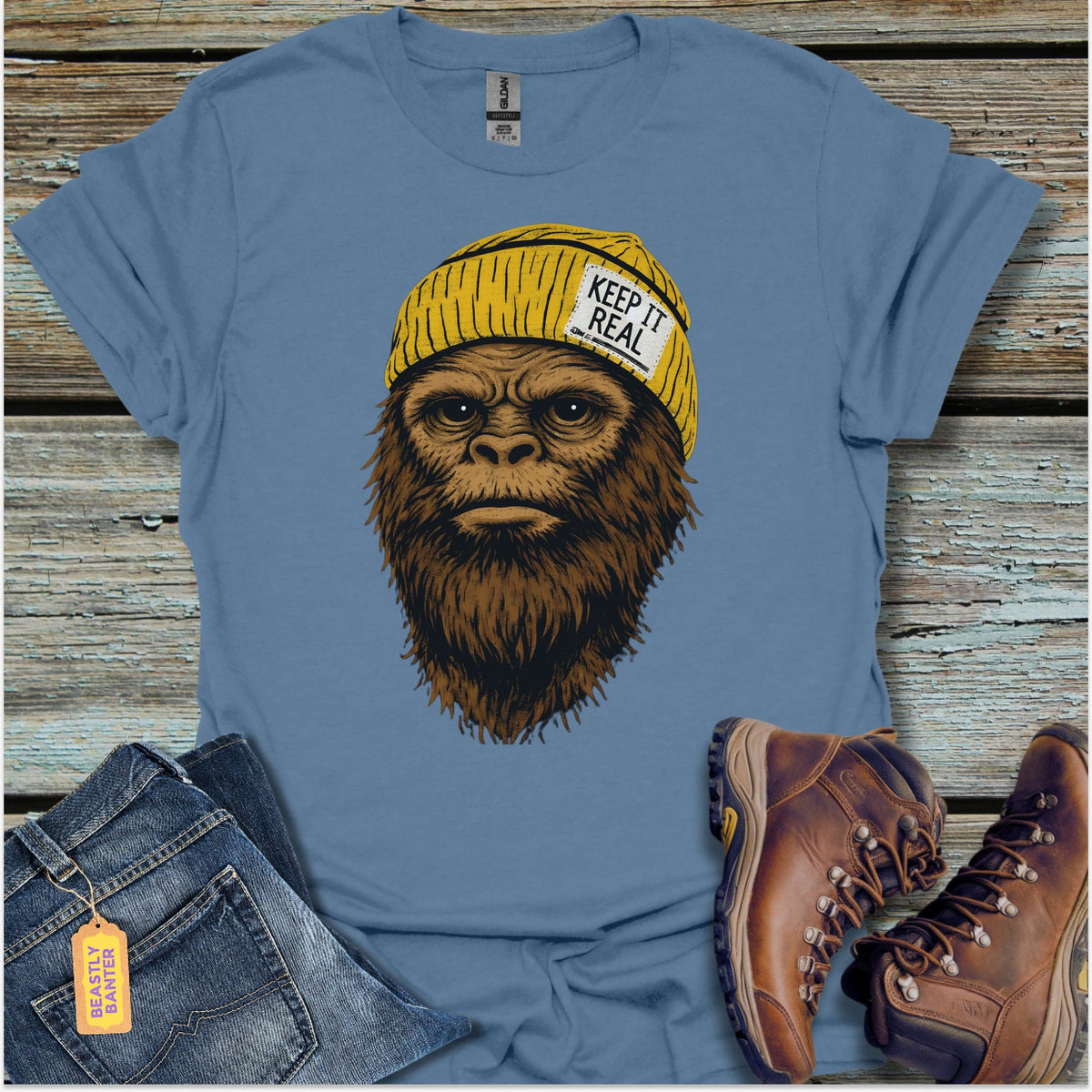 Keep It Real Bigfoot T-Shirt - Beastly Banter