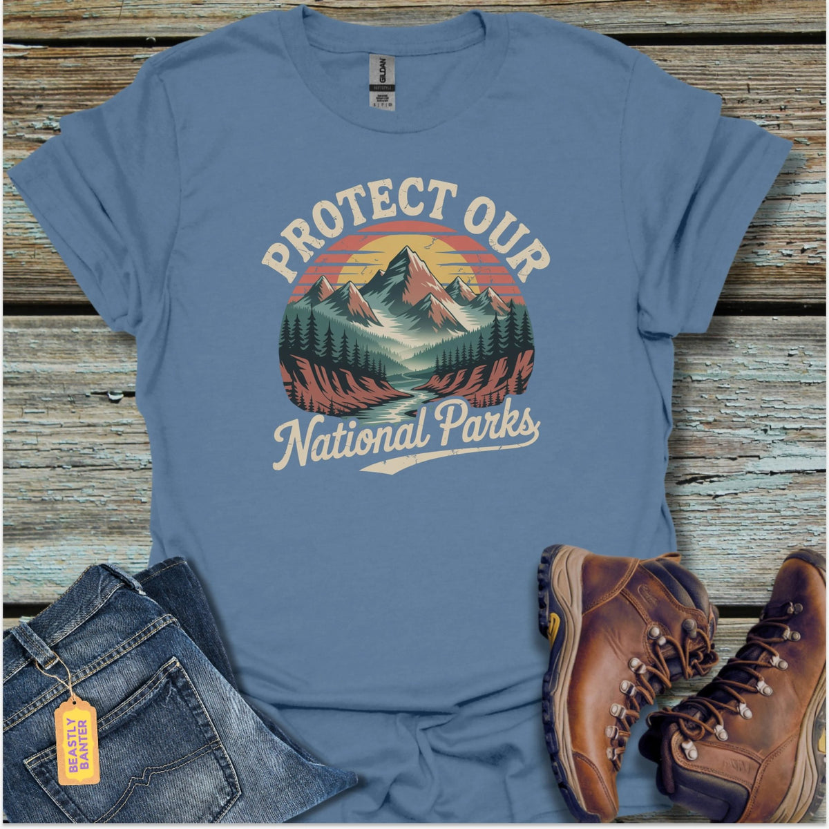 Protect Our Parks Hiking T-Shirt - Beastly Banter