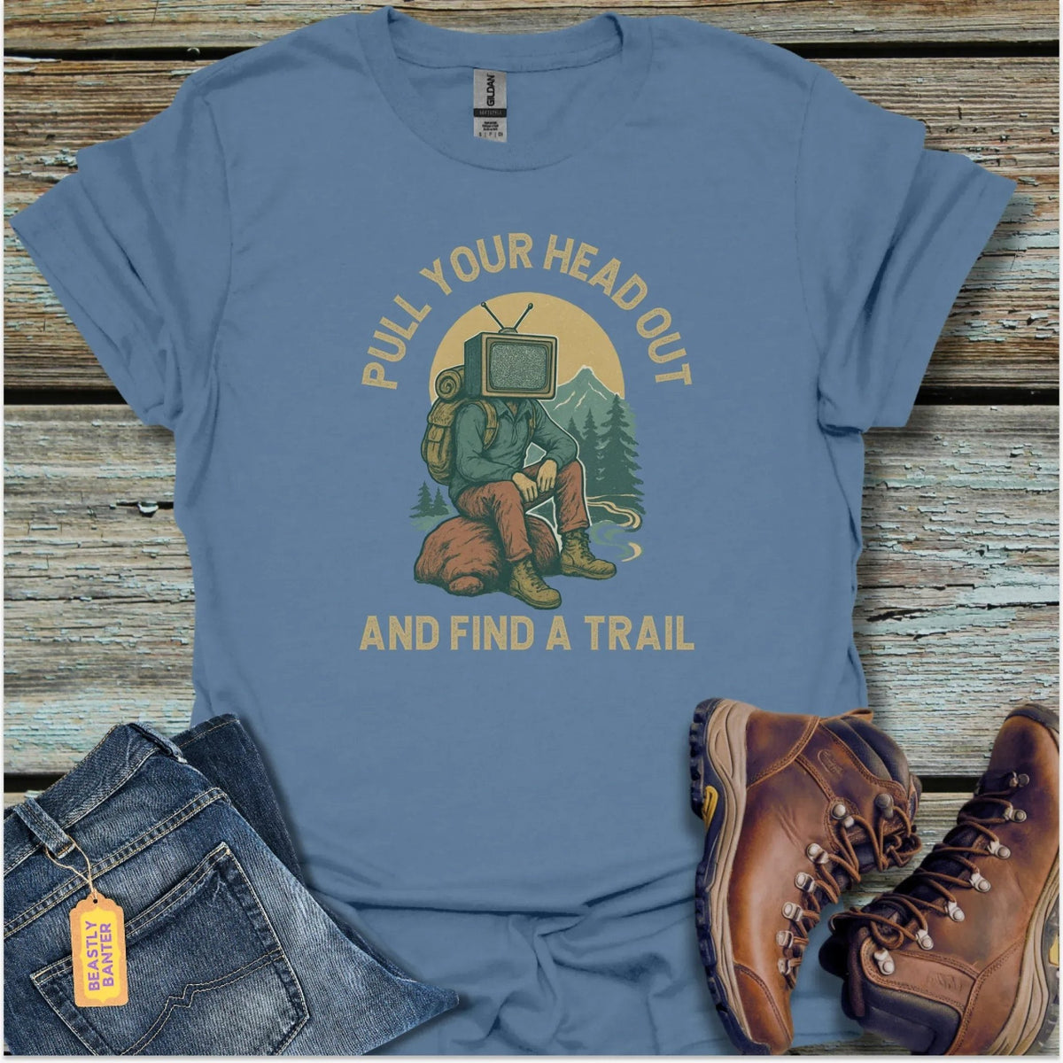 Pull Your Head Out T-Shirt - Beastly Banter