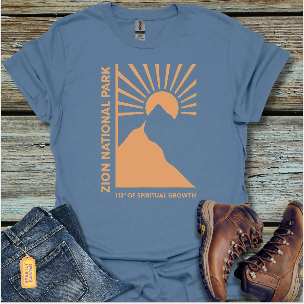 Zion Nat. Park Spiritual Growth T-Shirt - Beastly Banter