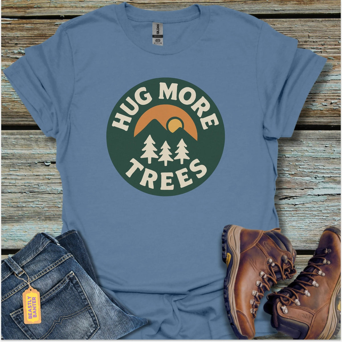 Hug More Trees Hiking T-Shirt - Beastly Banter