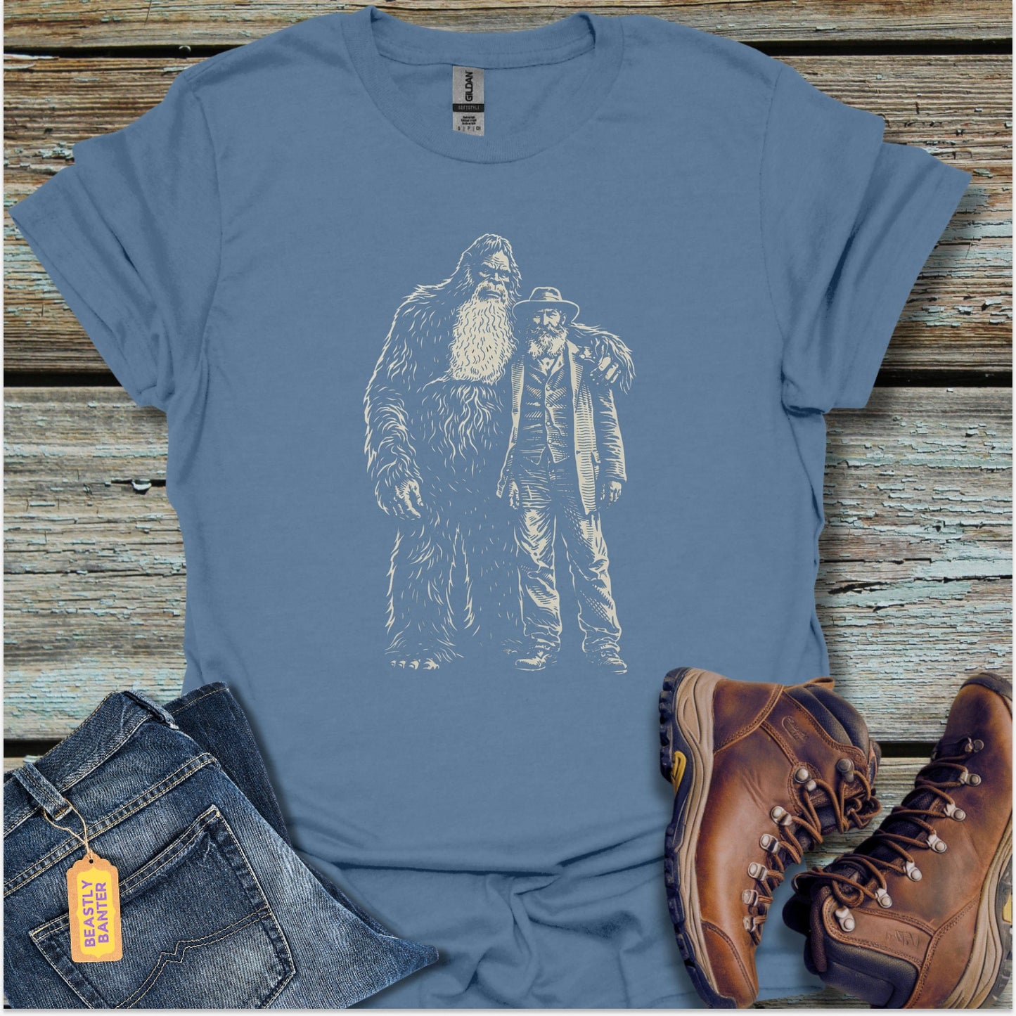 Old Friends Bigfoot T-Shirt - Beastly Banter