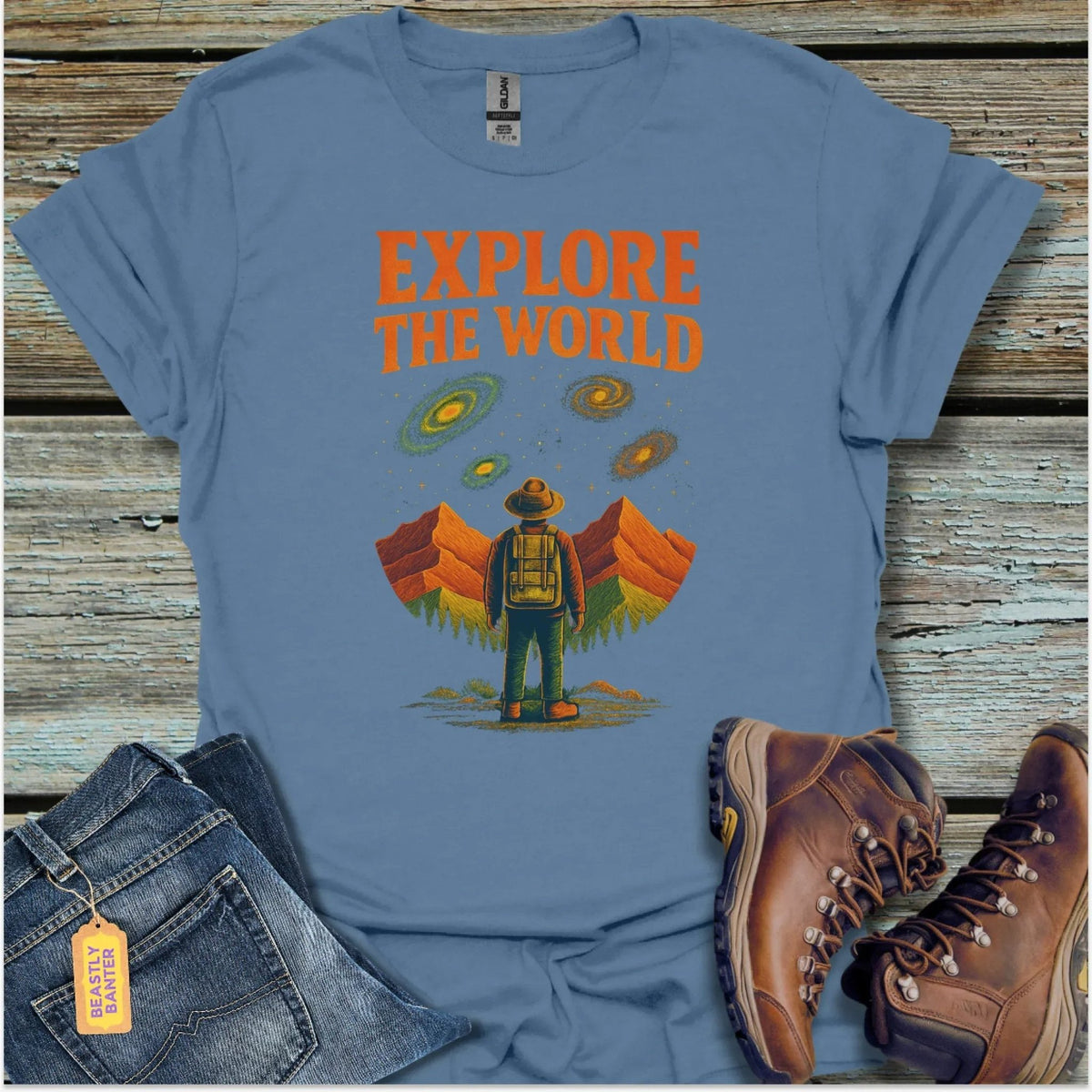 Explore The World Trail T-Shirt - Beastly Banter