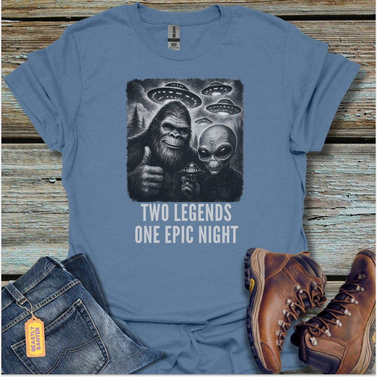 Two Legends Bigfoot T-Shirt - Beastly Banter