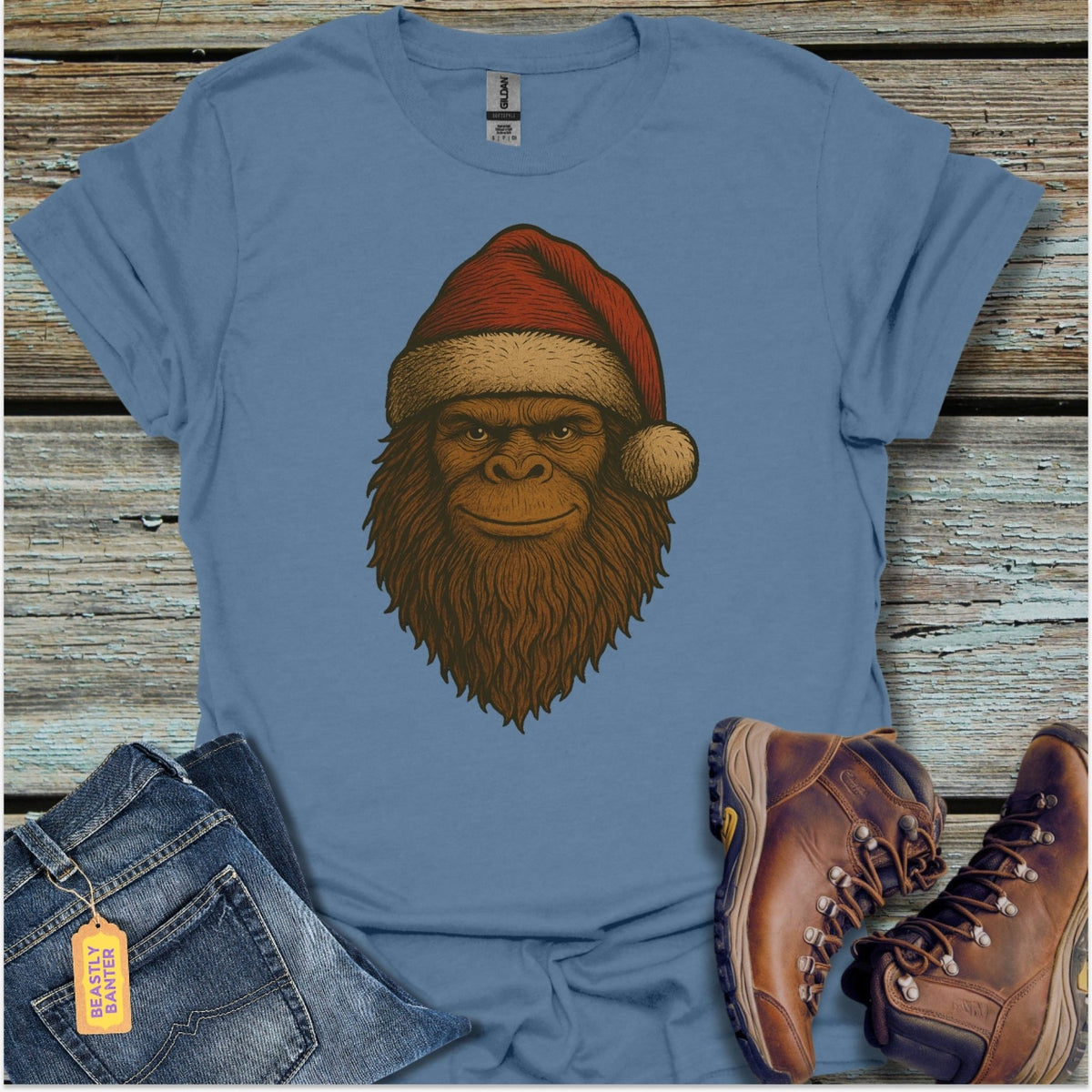 Bigfoot Santa T-Shirt - Beastly Banter
