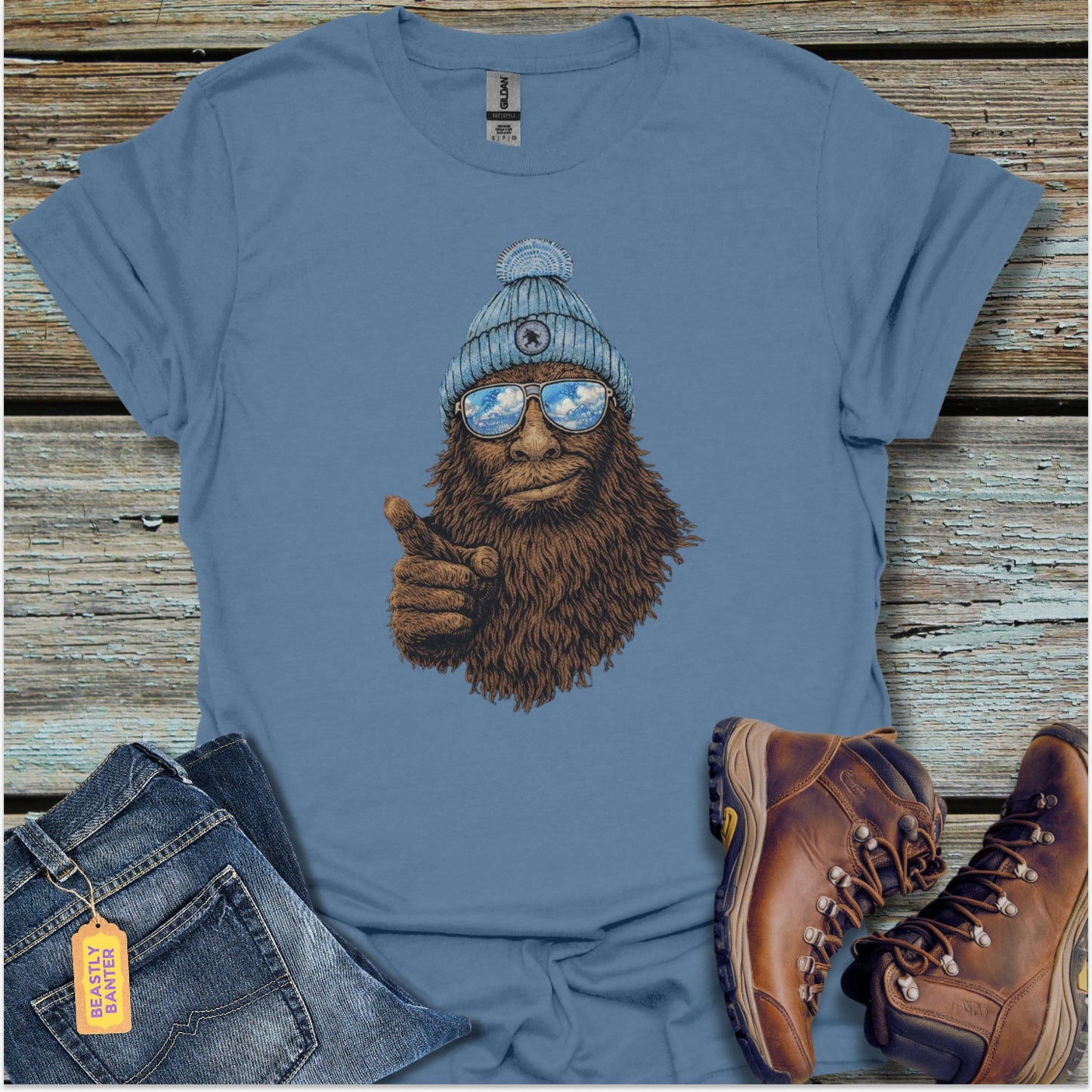 Bigfoot Reflections T-Shirt - Beastly Banter