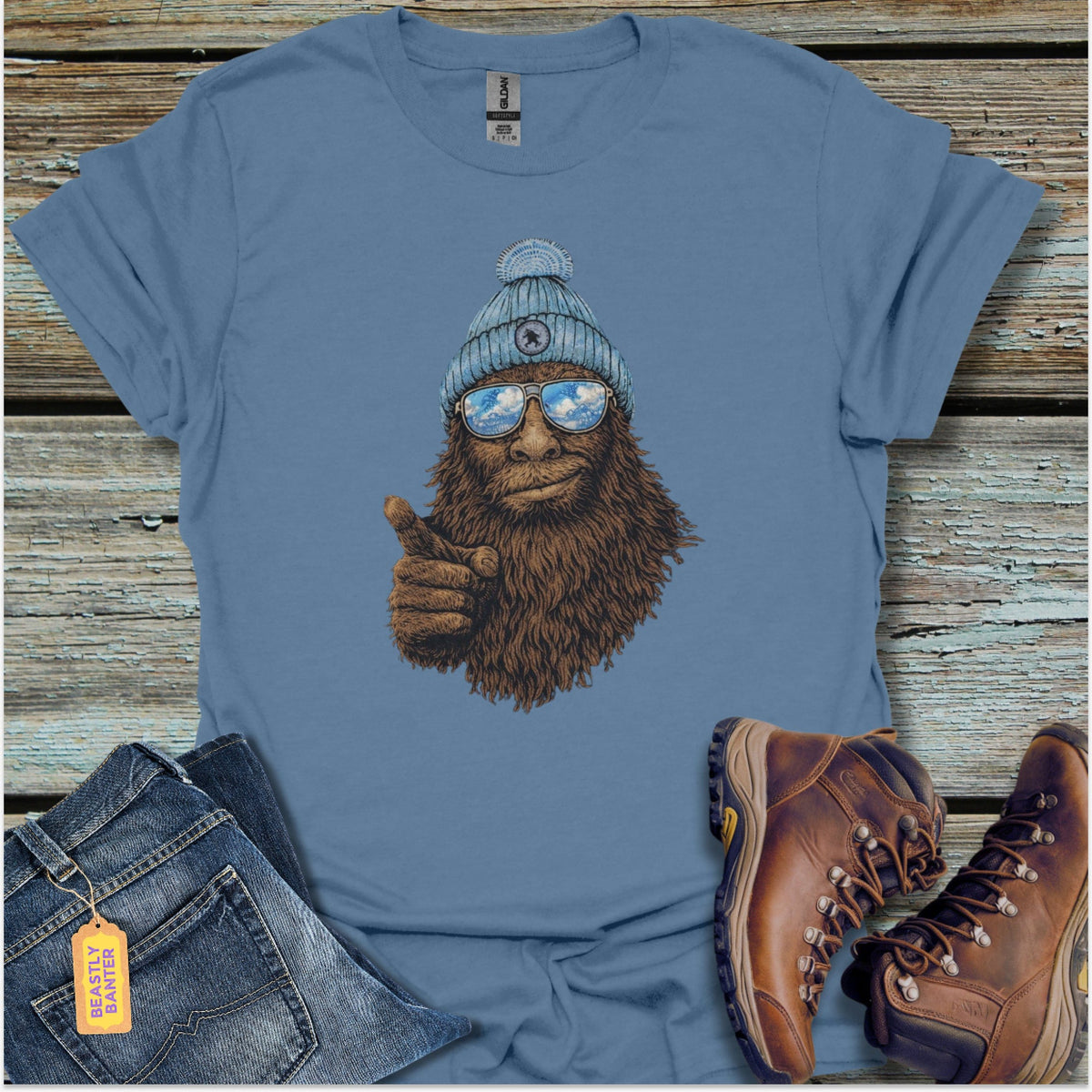 Bigfoot Reflections T-Shirt - Beastly Banter