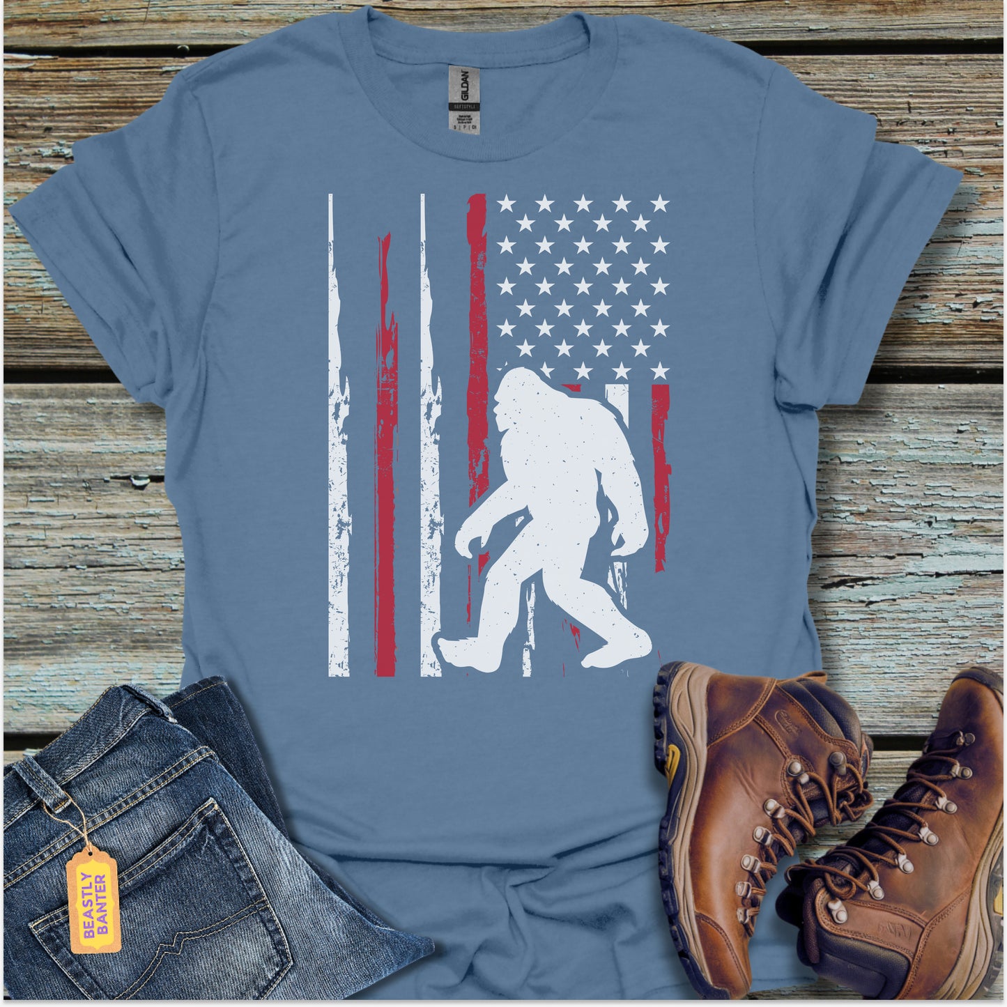 Bigfoot Walks Free T-Shirt
