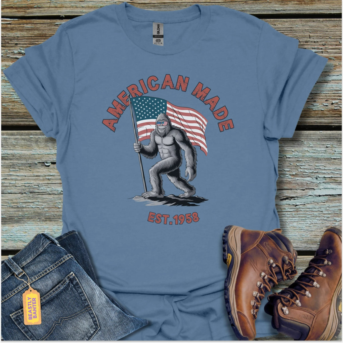 American Made Bigfoot T-Shirt - Beastly Banter